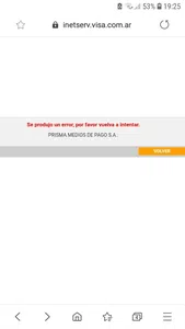 No puedo ingresar a visa home