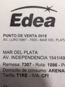 Edea = dos medidores en una cuenta
