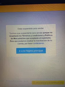 Suspension de cuenta injustamente