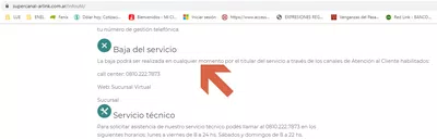 No puedo dar de baja