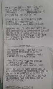 No salta en el registro de pago