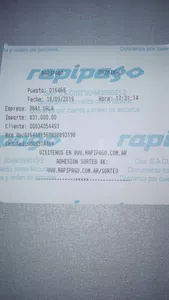 Reintegro de dinero