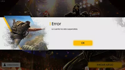 Me banearon ya no puedo entrar al juego