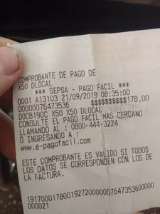El pago no entró