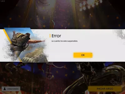 Cuenta suspendida