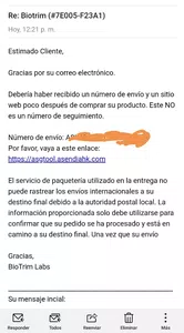 No me llegan mis productos y hasta la fecha ninguna solucion