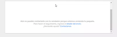 No puedo coordinar la entrega de un pedido
