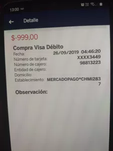 Compra que no hice
