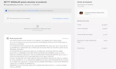 Mercado pago se queda con el dinero de mi cuenta como vendedor