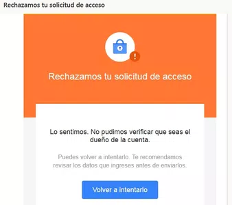 No puedo ingresar a mi cuenta de ml