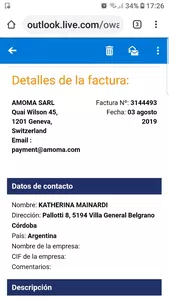 Robo de amoma