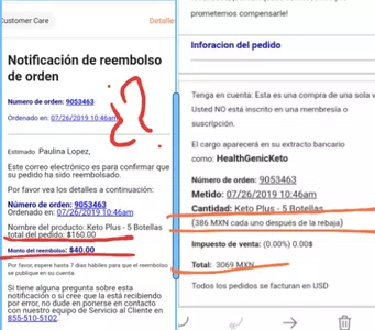 No llego mi pedido y no realizan el reembolso