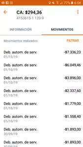 Acuso de no pago