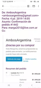 Quiero ubicar a importador: ambos argentina