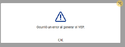 Correo Argentino No se puede pagar el vep