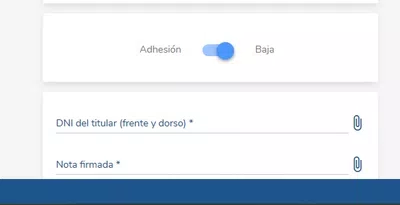 Baja debito automatico