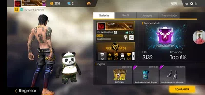 Robo de cuenta de fre fire