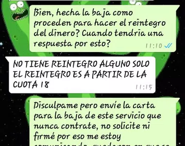 Descuento desconocido de mi cuenta