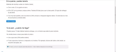 Habilitación de la tarjeta mercado pago banco patagonia