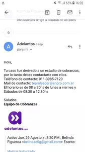 Adelantos ya