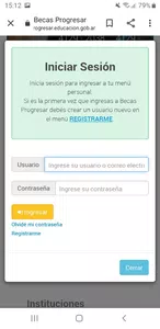 Me olvidé mi usuario y contraseña