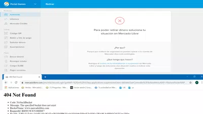 Cuenta bloqueada, fondos inmobilizados