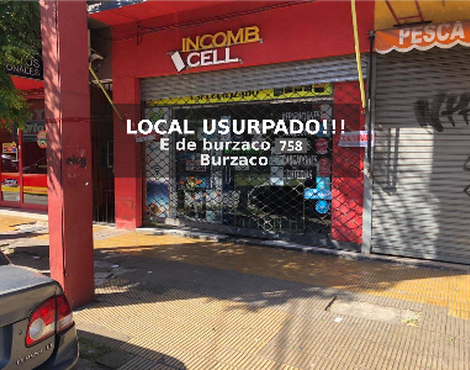 Local intrusado en burzaco por el locutorio incomb cell