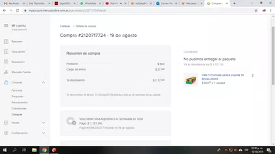 Devolucion de dinero