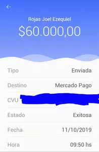 Error de transaccion
