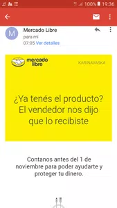 Productos no entregados