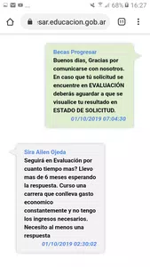 No tengo respuesta