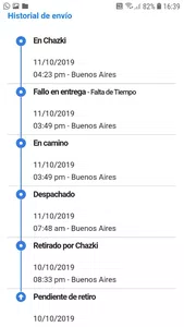 Fallo el envío