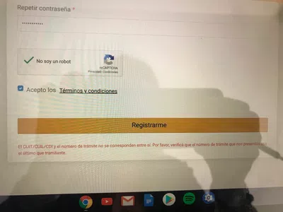 El sistema puerta a puerta del correo no me deja registrarme