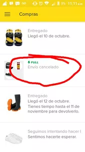 Porblrma de envio