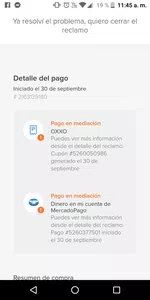 No acredita mi pago