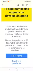 No me resuelven una devolución d eun aparato no funcional