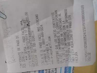 No me registra el pago de factura