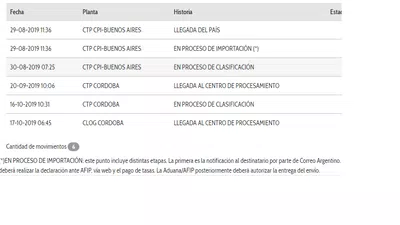 Mi envio esta en otra provincia
