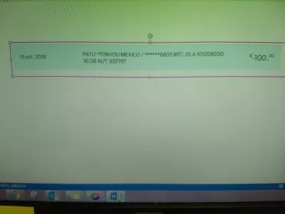 Cargo sin consentimiento