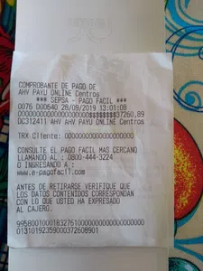 Reconozcan mí pago!