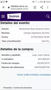 Necesito confirmación de compra