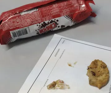 Plastico en galletitas cindor