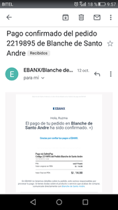 No he recibido el producto, no se puede contactar por ningun medi a la empresa