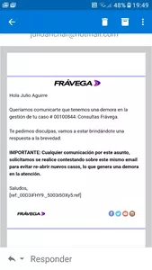 Reclamo de compra en fravega por un celular