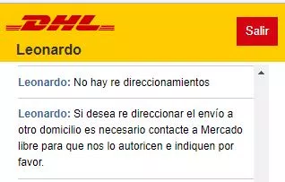 Domicilio incorrecto