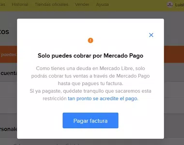 No puedo pagar mi factura!