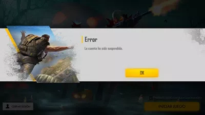 Suspensión de cuenta