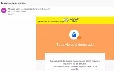 No llega despues de 5 meses