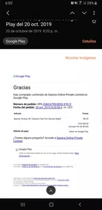 Reclamo de una oferta que compre y no me dieron nada
