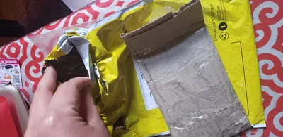 Llego una devolucion vacia. abrieron el paquete